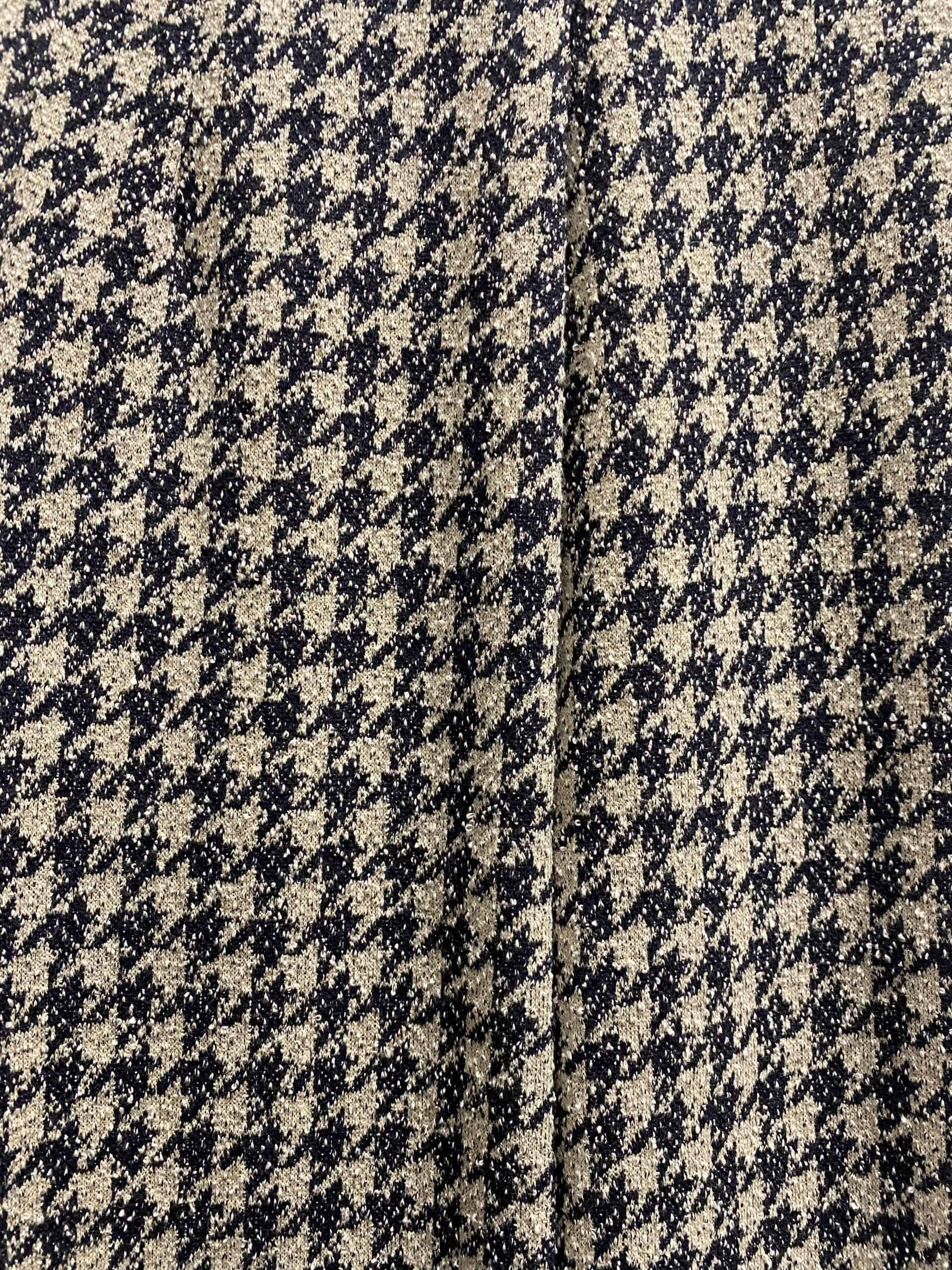 Pantalone a Palazzo Fantasia Pied de Poule Ragno - immagine 2