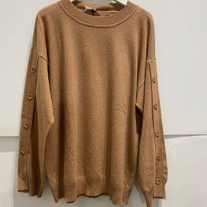 Maglia con Dettaglio Bottoni sulle Maniche Twinset