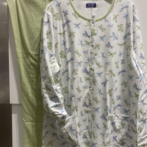 Pigiama lungo donna aperto avanti