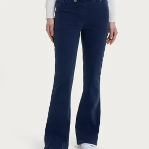 Jeans Flare con Tasche in Super Denim