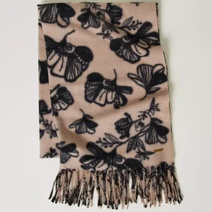 sciarpa in panno a fiori Twinset