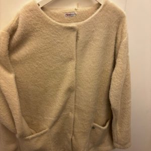 Cardigan in pelliccetta morbida