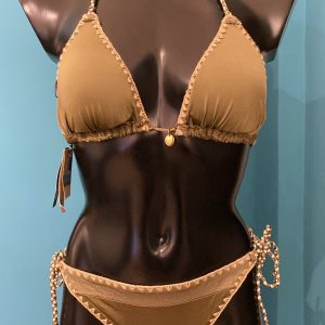 Bikini Banana Moon triangolo coppa removibile verde militare taglia L