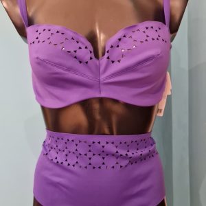 Bikini Chantelle sfoderato con ferretto colore viola taglia 4D