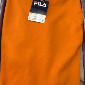 Pigiama Donna a Pinocchietto Fila – Maglia Arancio e Pantalone Tortora | Ultimi Pezzi Taglie 2 e 3 – Prezzo Speciale