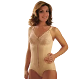 Body Modellante con Cerniera in Pizzo