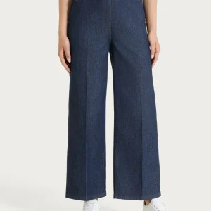 Jeans Donna Ampio alla Caviglia in Light Denim