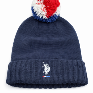 cappello uspolo con ponpon