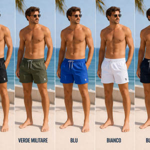 Costume uomo U.S. Polo Assn. boxer mare tinta unita – 5 colori disponibili