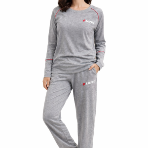 Pigiama Donna Lotto in Cotone – Completo Sportivo Manica Lunga