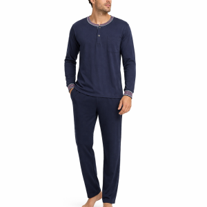 Pigiama Verdiani uomo lungo – comfort ed eleganza