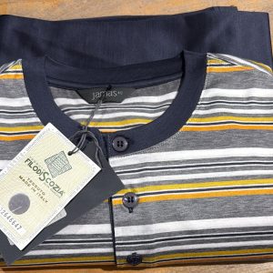 Pigiama uomo Jamas filo di Scozia rigato – Made in Italy – Ultimo pezzo taglia 46