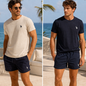 T-shirt uomo U.S. Polo Assn. tinta unita