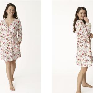 Vestaglia donna Promise floreale con cintura