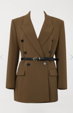 Blazer Twinset Doppiopetto con Cintura