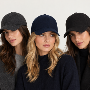Cappello Baseball Donna Ragno in Vegan Wool