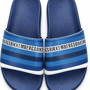 Ciabatte Bikkembergs Uomo Blu a Righe – Taglia 40
