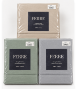 Completo letto matrimoniale MAXI Ferré 100% cotone