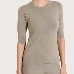 Four Seasons Maglia Donna Girocollo Manica al Gomito in Misto Viscosa