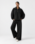 Iconique Felpa Donna SoftBlend® Half-Zip Oversize