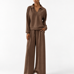 Iconique Felpa Donna SoftBlend® con Collo Aperto e Dettagli Swarovski