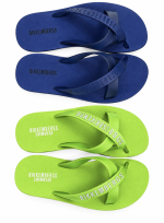 Infradito Bikkembergs Swimwear Uomo Blu e Verde