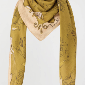 Kefia Twinset con Stampa Floreale Bicolore