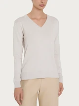 Maglia Donna Ragno con Scollo a V Four Seasons in Misto Viscosa