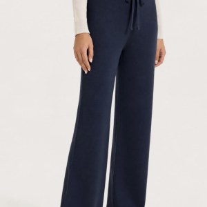 Pantalone Donna Jogger Wide Leg Ragno Four Seasons con Coulisse