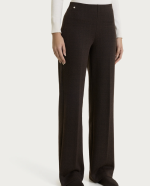 Pantalone Donna Wide Leg Tweed Jacquard Ragno – Chocolate Torte