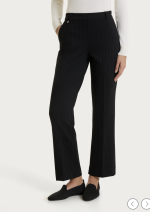 Pantalone Ragno Donna Gessato Flare in Jacquard con Tasche