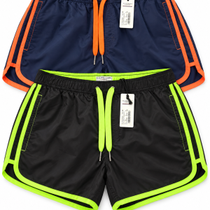 U.S. Polo Assn. Costume Uomo Boxer con Bande Laterali a Contrasto