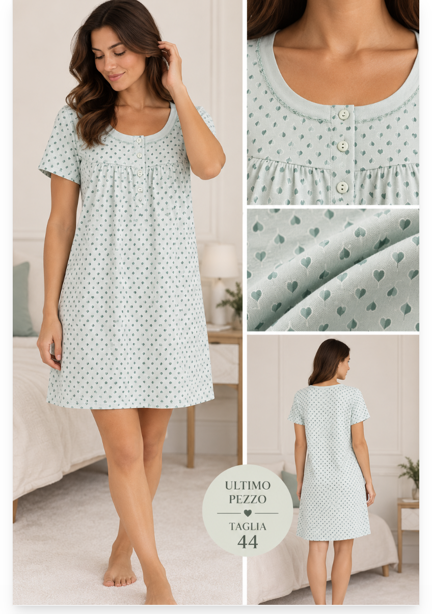 camicia da notte spalla larga linclalor