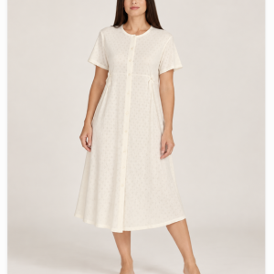 Camicia da notte premaman donna avorio – Lattanzio – Fino alla TG 60
