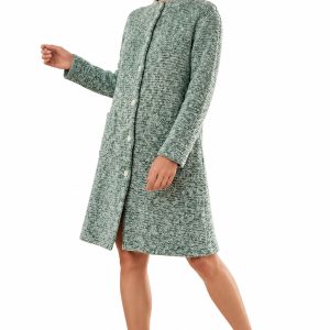 Vestaglia Donna Bisbigli Abbottonata con Collo – Fantasia Elegante