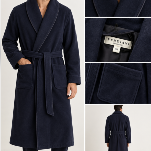 Vestaglia Uomo Verdiani Blu con Collo Sciallato – Ultimo Pezzo Taglia 56